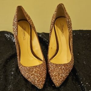 Vince Camuto Women's Sparkling Heels - Gold